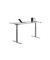 Sitz-Steh-Schreibtisch E-Table, elektrisch höhenverstellbar, 70-120cm (H), 180x80cm (BxT), rechteckig, lichtgrau / lichtgrau