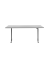 Sitz-Steh-Schreibtisch E-Table, elektrisch höhenverstellbar, 70-120cm (H), 180x80cm (BxT), rechteckig, lichtgrau / lichtgrau