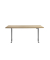 Sitz-Steh-Schreibtisch E-Table, elektrisch höhenverstellbar, 70-120cm (H), 180x80cm (BxT), rechteckig, ahorn / lichtgrau