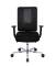 Bürostuhl Sitness Open X (N) Deluxe Alu mit Schiebesitz, schwarz / silber, mit Armlehnen, bis 110kg