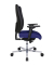 Bürostuhl Sitness Open X (N) Deluxe Alu mit Schiebesitz, royalblau/schwarz / silber, mit Armlehnen, bis 110kg