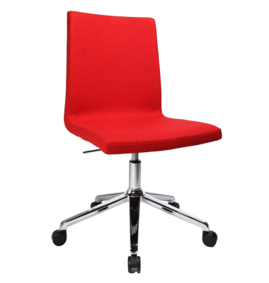 Cube Besucherstuhl rot