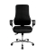 B&uuml;rodrehstuhl Sitness 55, schwarz / silber, mit Armlehnen, bis 110kg, ohne Kopfst&uuml;tze