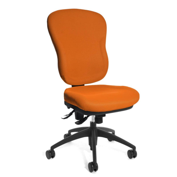 4014296967035 - Bürodrehstuhl WELLPOINT 30 SY Hochlehner mit Formschaum-Polsterung orange 4014296967035 - Bürodrehstuhl WELLPOINT 30 SY Hochlehner mit Formschaum-Polsterung orange