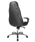 Chefsessel RS1, schwarz / silber, mit Armlehnen, bis 110kg
