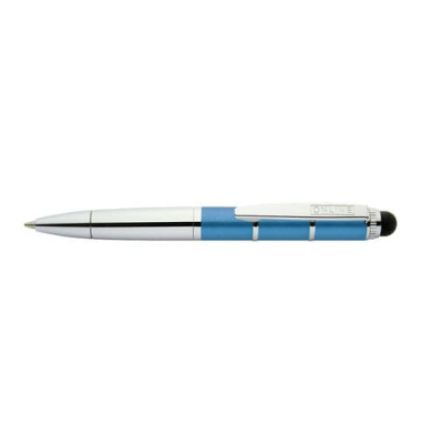 33656/3D Metallic Kugelschreiber Piccolo blue