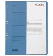 Ösenhefter 80003809, A4 blau halber Vorderdeckel, Karton 250g