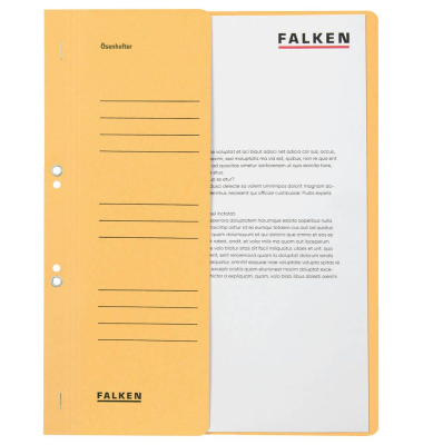 Ösenhefter 80003833, A4 chamois halber Vorderdeckel, Karton 250g
