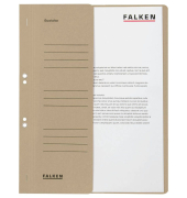 Ösenhefter 80000508, A4 grau halber Vorderdeckel, Karton 250g