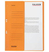 Ösenhefter 80000516, A4 orange halber Vorderdeckel, Karton 250g