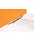Ösenhefter 80000516, A4 orange halber Vorderdeckel, Karton 250g