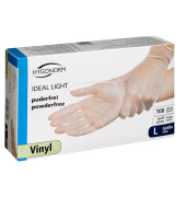 Einweghandschuhe Hygonorm Ideal Light, Vinyl, lebensmittelecht, transparent, Größe 9 / L,