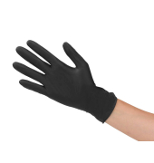 Einweghandschuhe Safe Light, Nitril, lebensmittelecht, schwarz, Gr&ouml;&szlig;e XL,
