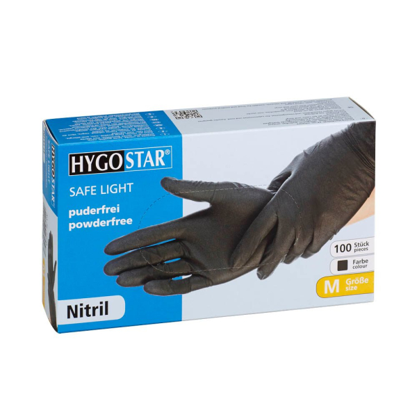 4015544270587 - Einmalhandschuhe Hygostar Safe Light 27058 Lebensmittelecht schwarz Größe M 8 Nitril 4015544270587 27058 100 Stück 4015544270587 - Einmalhandschuhe Hygostar Safe Light 27058 Lebensmittelecht schwarz Größe M 8 Nitril 4015544270587 27058 100 Stück