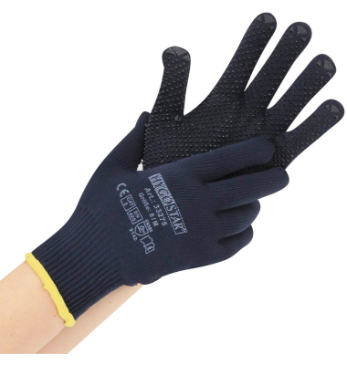 Arbeitshandschuhe Pearl, PVC Noppen, blau, Größe 8 / M
