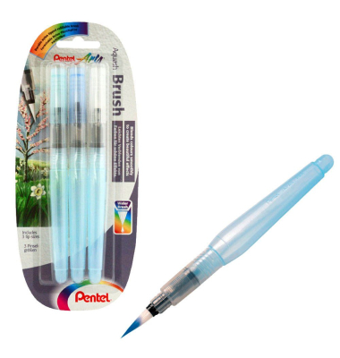Aquash Brush Pinsel-Set 3-teilig