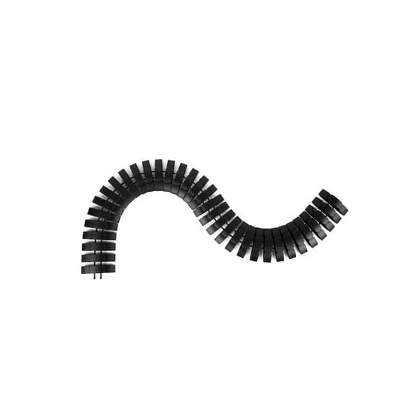 4016514018956 - Kabelbrücke 930032 Kunststoff Schwarz 1000 mm Inhalt 1 St - Bachmann 4016514018956 - Kabelbrücke 930032 Kunststoff Schwarz 1000 mm Inhalt 1 St - Bachmann