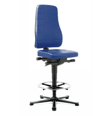 Arbeitsdrehstuhl All-In-One blau