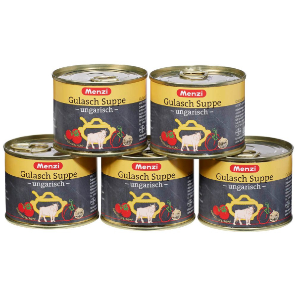 4016900412139 - ungarische Gulasch Suppe Dosensuppe 4016900412139 1000 Milliliter 4016900412139 - ungarische Gulasch Suppe Dosensuppe 4016900412139 1000 Milliliter