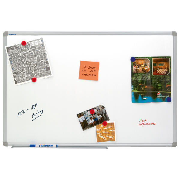 4016946055093 - FRANKEN ECO Whiteboard SC4112 Wandmontiert Magnetisch Lackierter Stahl 60 x 45 cm