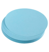Moderationskarten Kreise Ø 19,5cm hellblau 500 Stück