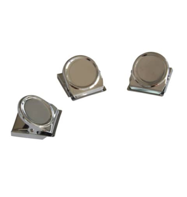 Magnetclip HMC35 &Oslash; 4cm silber Metall