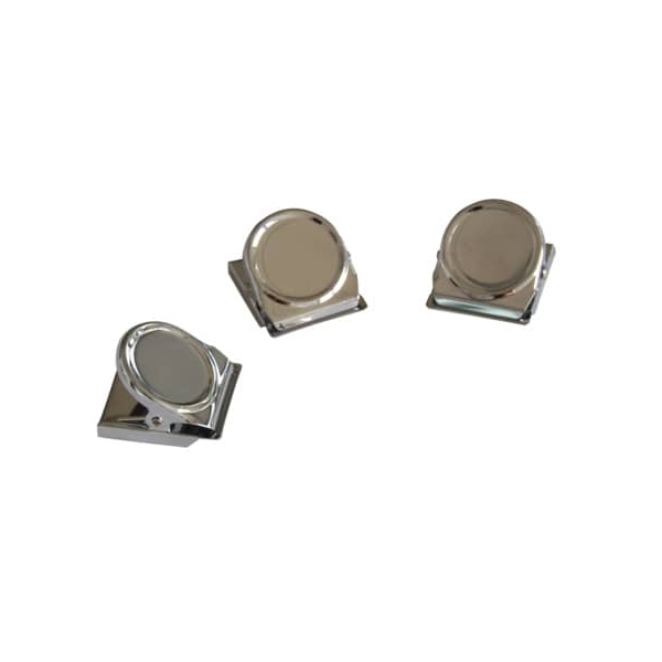 Franken Magnetclip HMC35 Ø 4cm silber Metall 4016946201551 Franken HMC35 3 Stück