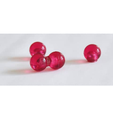 Magnetkugel Haftkraft 4kg pink 14mm Durchm. 4 St