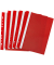 Schnellhefter 024-2345-002-01, A4, rot, Polyvinylchlorid (PVC), Vorderdeckel transparent