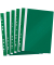 Schnellhefter 024-2345-002-04, A4, grün, Polyvinylchlorid (PVC), Vorderdeckel transparent