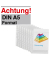 Prospekthüllen 071-2345-005, A5 glasklar glatt, oben offen, 0,08mm