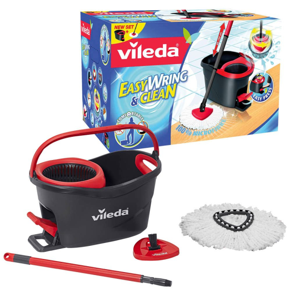 4023103147737 - Easy Wring&Clean Wischmop rot grau 496x306x298 Set 4023103147737 Vileda 4023103147737 - Easy Wring&Clean Wischmop rot grau 496x306x298 Set 4023103147737 Vileda