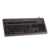 Tastatur G80-3000, Deutsch, Blue Switch, QWERTZ, USB / PS/2, schwarz