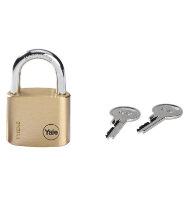 Vorhängeschloß mit 2 Schlüsseln