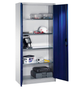 Stahlschrank blau/grau
