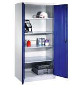 Stahlschrank blau/grau