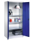 Stahlschrank blau/grau