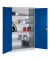 Werkstattschrank 8932-052, Stahl abschließbar, 5 OH, 120 x 195 x 60 cm, blau/lichtgrau