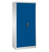 Aktenschrank 9280-000, Stahl abschließbar, 5 OH, 93 x 195 x 50 cm, blau/lichtgrau