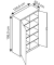 Stahlschrank blau/grau