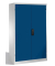 Werkstattschrank 8931-052, Stahl abschließbar, 5 OH, 120 x 195 x 50 cm, blau/lichtgrau
