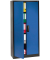 Aktenschrank 9260-000, Stahl abschließbar, 5 OH, 93 x 195 x 40 cm, enzianblau/anthrazit