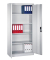 Aktenschrank 9260-000, Stahl abschließbar, 5 OH, 93 x 195 x 40 cm, lichtgrau