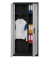 Aktenschrank 9260-000, Stahl abschließbar, 5 OH, 93 x 195 x 40 cm, alu/anthrazit