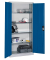 Werkstattschrank 8920-052, Stahl abschließbar, 5 OH, 93 x 195 x 40 cm, blau/lichtgrau