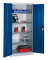 Werkstattschrank 8921-052, Stahl abschließbar, 5 OH, 93 x 195 x 50 cm, blau/lichtgrau