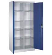 Stahlschrank blau/grau
