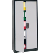 Aktenschrank 9460-000, Stahl abschließbar, 5 OH, 120 x 195 x 40 cm, alu/anthrazit
