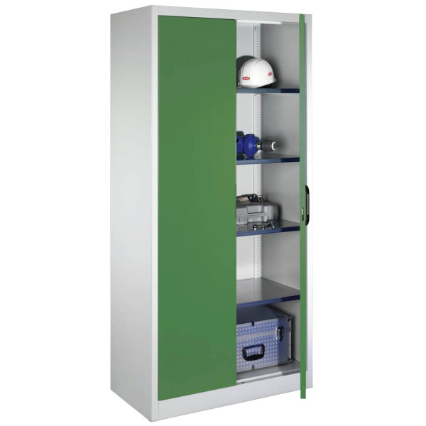 4067521585016 - CP Stahlschrank 08921-00 S10116 lichtgrau rededagrün 930 x 500 x 1950 cm aufgebaut 4067521585016 - CP Stahlschrank 08921-00 S10116 lichtgrau rededagrün 930 x 500 x 1950 cm aufgebaut