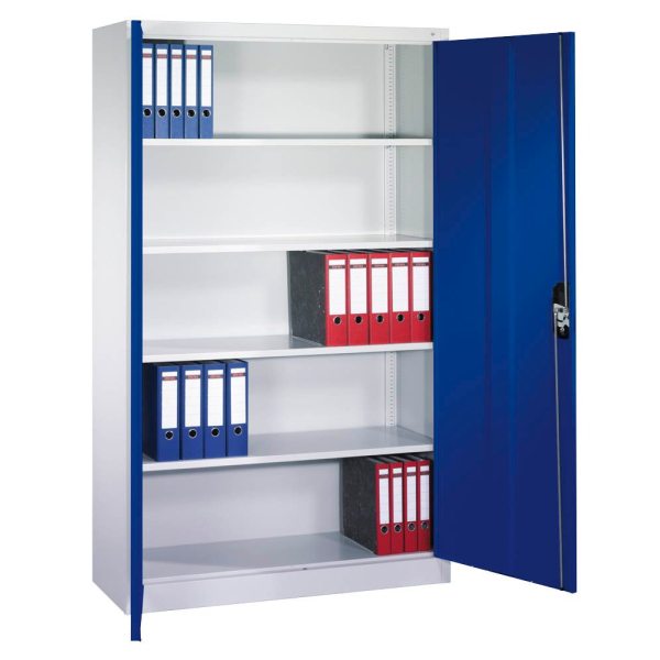 4064615115807 - C+p Möbelsysteme - c+p Büro-Drehtürenschrank Acurado HxBxT 195x120x40cm Lichtgrau Enzianblau - Enzianblau 4064615115807 - C+p Möbelsysteme - c+p Büro-Drehtürenschrank Acurado HxBxT 195x120x40cm Lichtgrau Enzianblau - Enzianblau